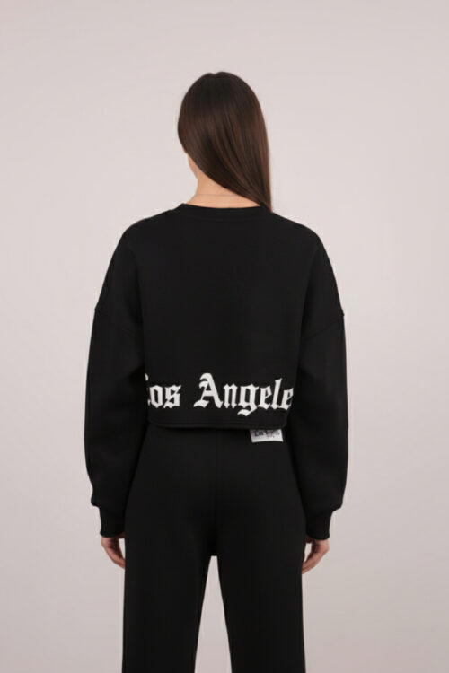 sweatshirt-crop-top-noir-femme-los-angeles-vue-dos